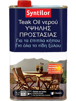 Syntilor Huile Ultra Protect Λάδι Εμποτισμού Ξύλου Νερού Ματ 1lt