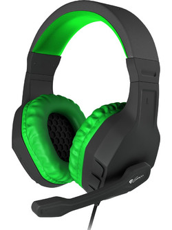 Genesis Argon 200 Gaming Headset Over Ear Black Green