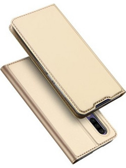 Dux Ducis Skin Pro Wallet Δερματίνης Χρυσό (Huawei P30)