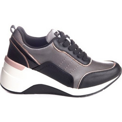 MariaMare Cabasse Γυναικεία Sneakers Flatforms Μαύρα Γκρι 62913-C50452
