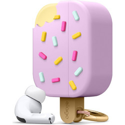 Elago AirPods Ice Cream Case - Θήκη Σιλικόνης για AirPods Pro 1st Gen - Lavanda / Blueberry (EAPP-ICE-LV)