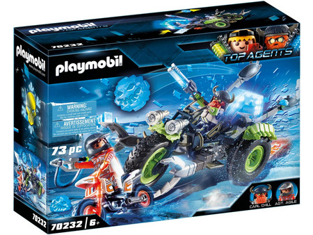 Playmobil Top Agents Κατασκοπευτικό Όχημα Πάγου των Arctic Rebels για 6+ Ετών 70232