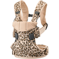 BabyBjorn One Cotton Μάρσιπος με Μέγιστο Βάρος 15kg Beige Leopard