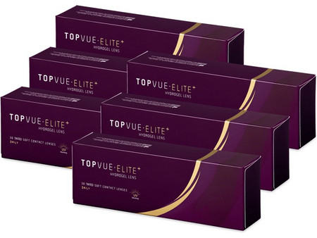 TopVue Elite Ημερήσιοι Φακοί Επαφής Υδρογέλης 180τμχ