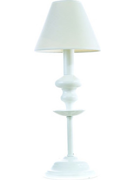 InLight 3420-WHITE Πορτατίφ E14 Λευκό Φ20xΥ46cm