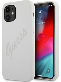 Guess Vintage Script Back Cover Cream (iPhone 12 mini)