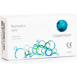 Cooper Vision Biomedics Toric Μηνιαίοι Φακοί Επαφής Αστιγματικοί Υδρογέλης 6τμχ