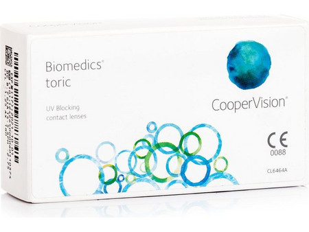 Cooper Vision Biomedics Toric Μηνιαίοι Φακοί Επαφής Αστιγματικοί Υδρογέλης 6τμχ