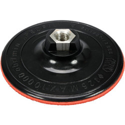 Βάση μαξιλάρι τροχού/δράπανου Velcro Φ125 mm