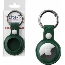 Volte-Tel Leather AirTag Green
