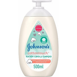 Johnson & Johnson Cotton Touch Face & Body Lotion Pump 500ml