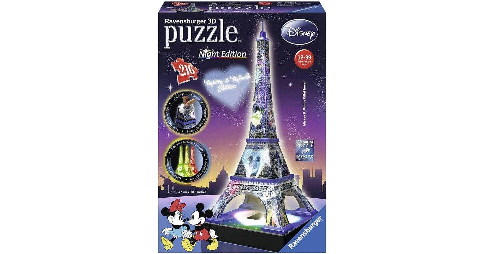 Puzzle 3D Night Edition - Taipei Ravensburger-11149 216 pièces