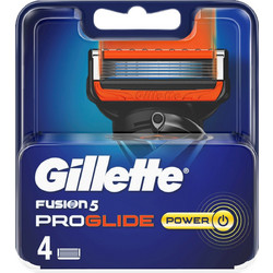 Gillette Fusion 5 Proglide Power Ανταλλακτικά Ξυραφάκια με 5 Λεπίδες & Λιπαντική Ταινία 4τμχ