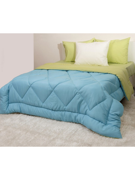 Viopros Πάπλωμα Υπέρδιπλο Microfiber 220x240 Microfiber Τουρκουάζ-Πράσινο