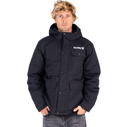 Hurley Idyllwild H6N157F1OX-001 Ανδρικό Μπουφάν Χειμωνιάτικο Παρκά Μαύρο