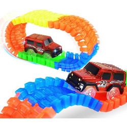 ΜΙΝΙ ΑΥΤΟΚΙΝΗΤΟΔΡΟΜΟΣ 70CM ΜΕ LED ΤΖΙΠΑΚΙ -STUNT TRACK CAR + ΔΩΡΟ ΟΙ ΜΠΑΤΑΡΙΕΣ