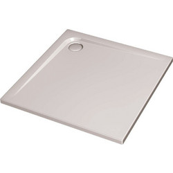 Ultra Flat Τετράγωνη Ντουζιέρα 80x80x4 cm Λευκή