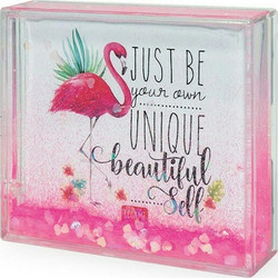 Επιτραπέζια Κορνίζα με Glitter Flamingo GPF0002 Legami