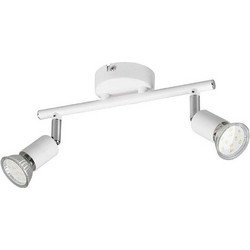 Φωτιστικό Οροφής - Σποτ Paris R80912031 2xGU10 35W 8x25x13cm White Mat RL Lighting Μέταλλο