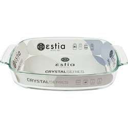 Estia Crystal Πυρίμαχο Γυάλινο Ταψί Ορθογώνιο 34x22cm 01-10607