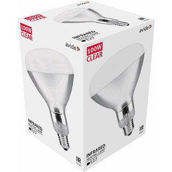 Avide Infra Bulb E27 100W Clear - (ASIR27-100W-C)