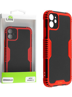 LIME ΘΗΚΗ IPHONE 11 6.1" ARMADILLO FULL CAMERA PROTECTION RED