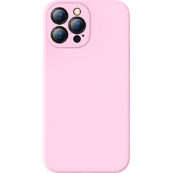BASEUS Liquid Gel ARYT001104 Απαλή θήκη σιλικόνης για Apple iPhone 13 Pro Max, ροζ
