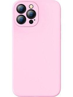 BASEUS Liquid Gel ARYT001104 Απαλή θήκη σιλικόνης για Apple iPhone 13 Pro Max, ροζ