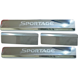 KIA SPORTAGE 5D 20042010 ΜΑΡΣΠΙΕ ΕΣΩΤΕΡΙΚΑ ΧΡΩΜΙΟ ΑΥΤΟΚΟΛΛΗΤΑ 4 ΤΕΜ