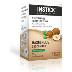 InStick χυμός σκόνη 12 στικάκια Φουντούκι