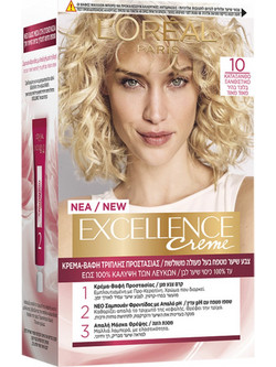 L'Oreal Paris Excellence Creme 10 Κατάξανθο Ξανθιστικό Μαλλιών 48ml