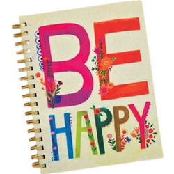 Τετράδιο Σπιράλ Be Happy