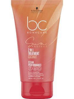 Schwarzkopf BC Bonacure Sun Protect 2 in 1 Treatment Coconut Αντηλιακό Μαλλιών Γαλάκτωμα 150ml