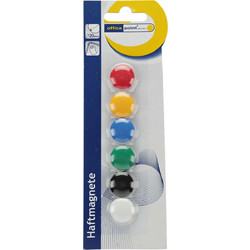 Μαγνήτες Office point 20mm χρωματιστοί 6 τεμ