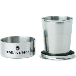 Ferrino Ποτήρι Ανοξείδωτο Stainless Steel Folding Cup