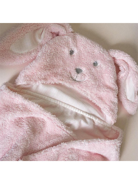 La Chaise Longue Bear Κουβέρτα Αγκαλιάς Fleece 75x100 Ροζ