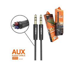 Καλώδιο Ήχου Moxom AUX-09 3.5mm (1m) Black