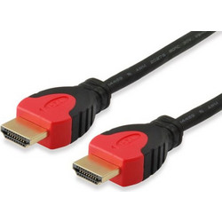 Equip Καλώδιο HDMI 2.0 HDMI Male to HDMI Male 2m Black / Red
