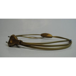 Arditi Καλώδιο Φωτιστικών 2X0,75mm Χρυσό 1,5m Με Διακόπτη