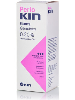 Kin PerioKin 0.2% Στοματικό Διάλυμα για Προστασία Ούλων Κατά της Πλάκας 250ml