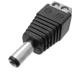 FOLKSAFE βύσμα τροφοδοσίας DC αρσενικό DCMC, 5.5x2.1mm, σε κλέμα, 5τμχ