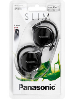 Panasonic RP-HS46E Ενσύρματα Ακουστικά Sports On Ear Μαύρα