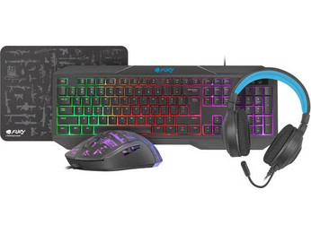 Fury NFU-1674 Thunderstreak 3.0 Σετ Gaming Πληκτρολόγιο RGB Black