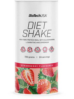 Biotech USA Diet Shake Strawberry Πρωτεΐνη Ορού Γάλακτος Γράμμωσης 720gr