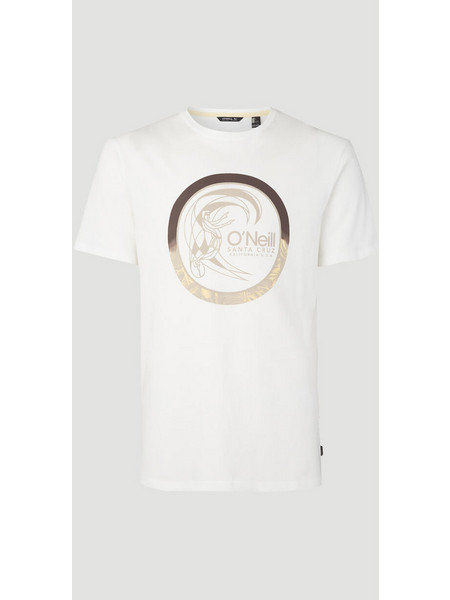 O'neill Circle Surfer T-Shirt Ανδρική Μπλούζα Cotton/Polyester Regular Fit - White 0A2324-1030