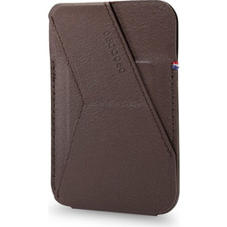 Decoded MagSafe Card Sleeve Stand Brown