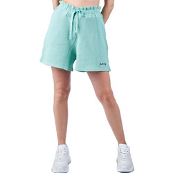 Kendall + Kylie Waffle Αθλητικό Γυναικείο Σορτς Ψηλόμεσο Βεραμάν KKW3611737