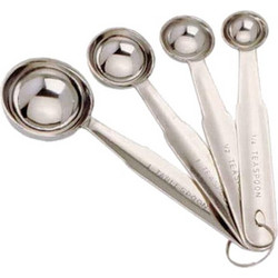 Πακέτο 4 κουτάλια μεζούρες INOX c377892