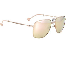 Hally&son HS614S 04 Γυναικεία Γυαλιά Ηλίου Aviator Μεταλλικά Χρυσά με Ροζ Καθρέπτη Φακό