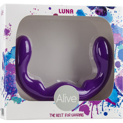 Alive Luna Διπλό Dildo 25cm Μωβ